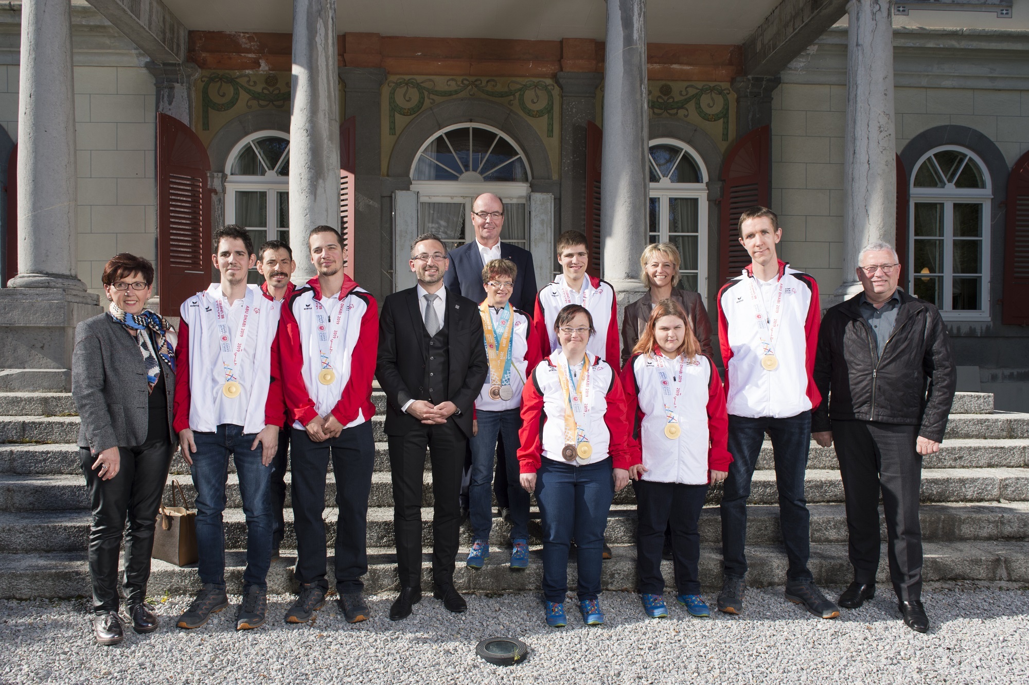 Les médaillés valaisans des Jeux Mondiaux de Special Olympics ont été reçus à Sion